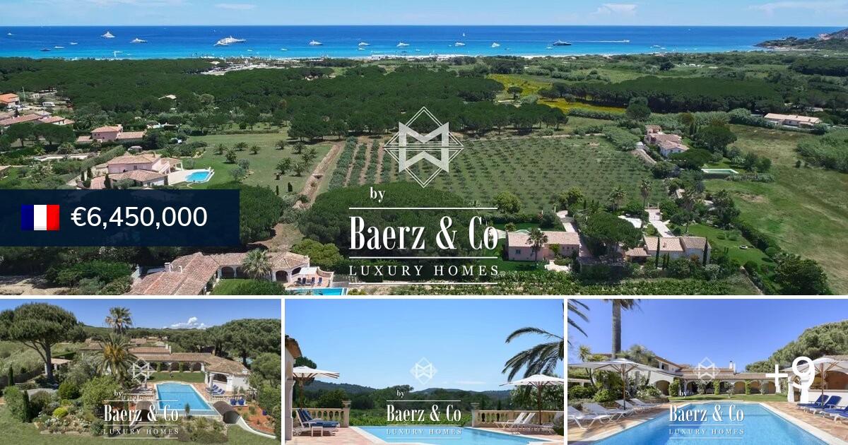 Villa for sale in Ramatuelle, France Provencal villa in 10 minutes