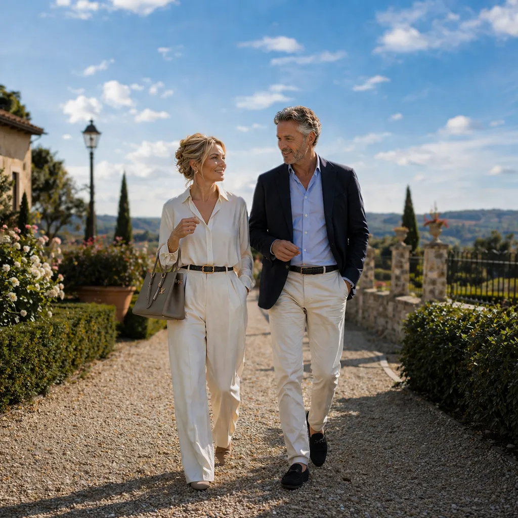 Couple looking at a property together