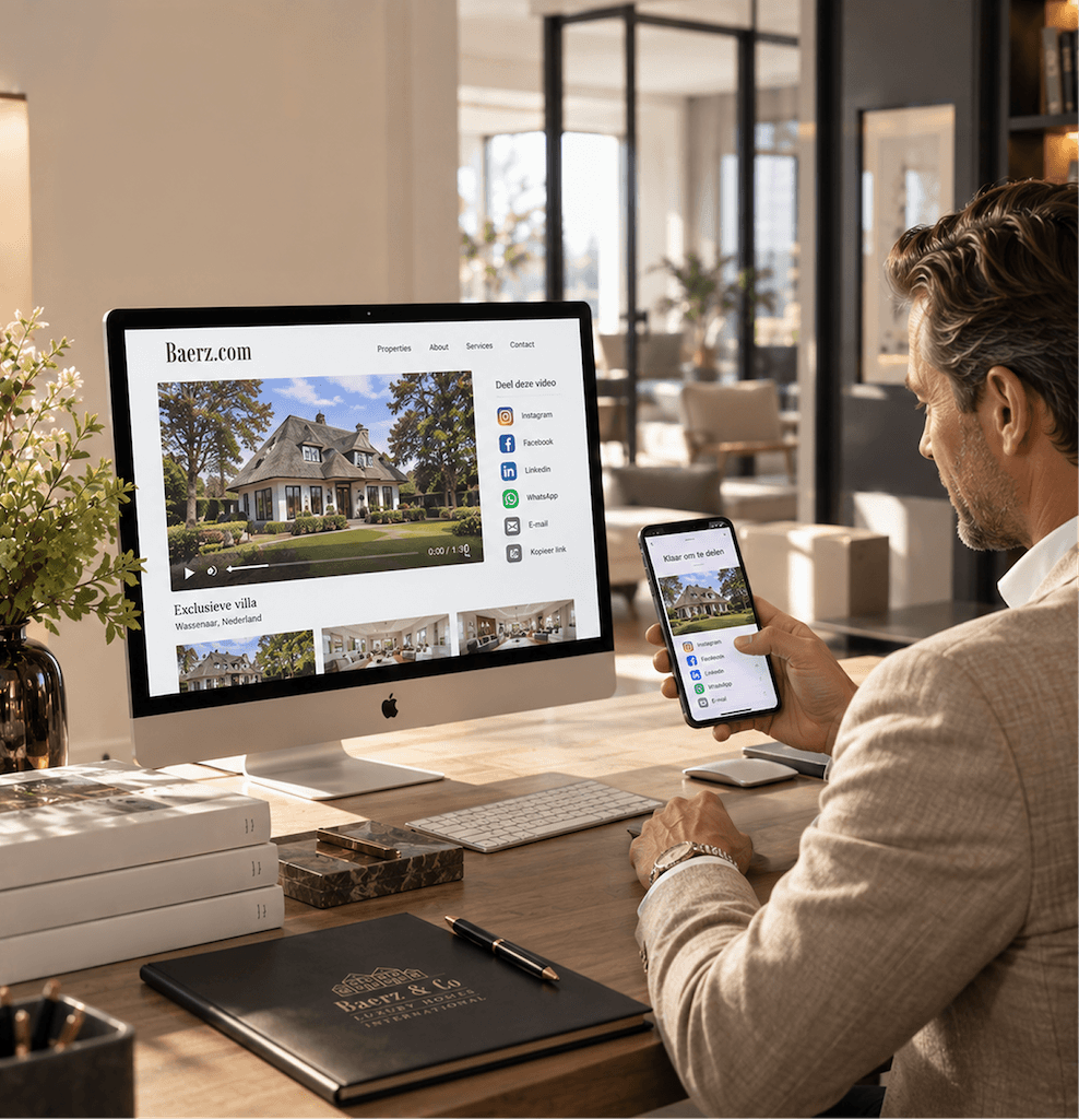 Videoclips van elk object voor social media