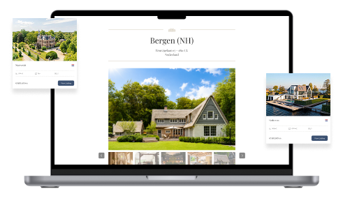 Baerz & Co new listing mailing op laptop en telefoon