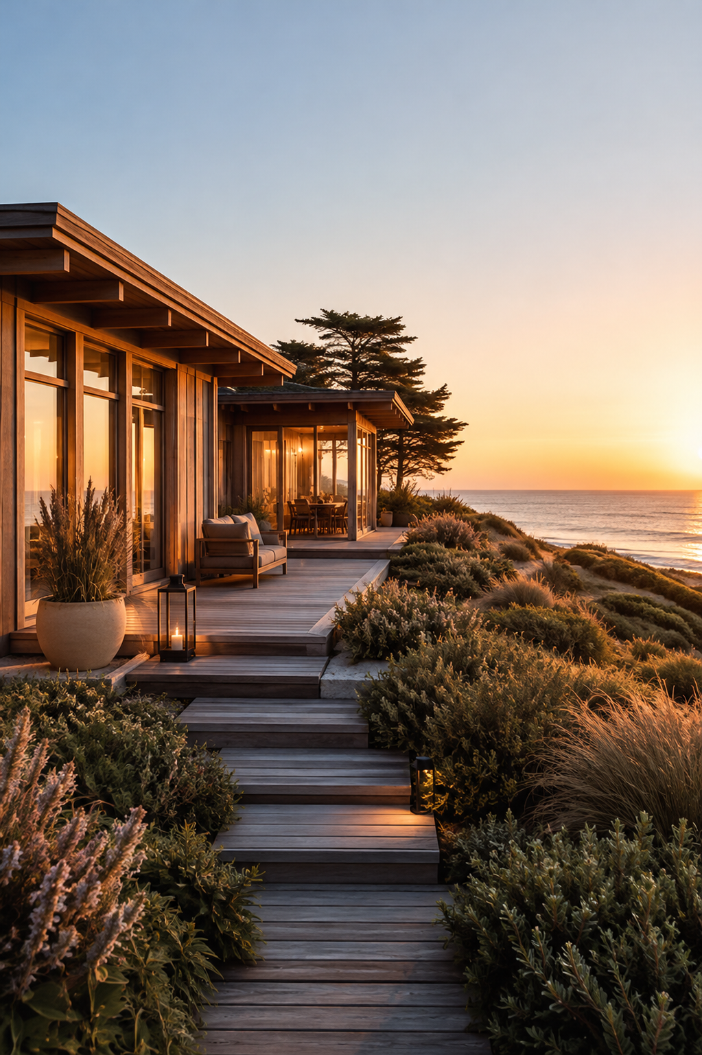 Villa at Sunset