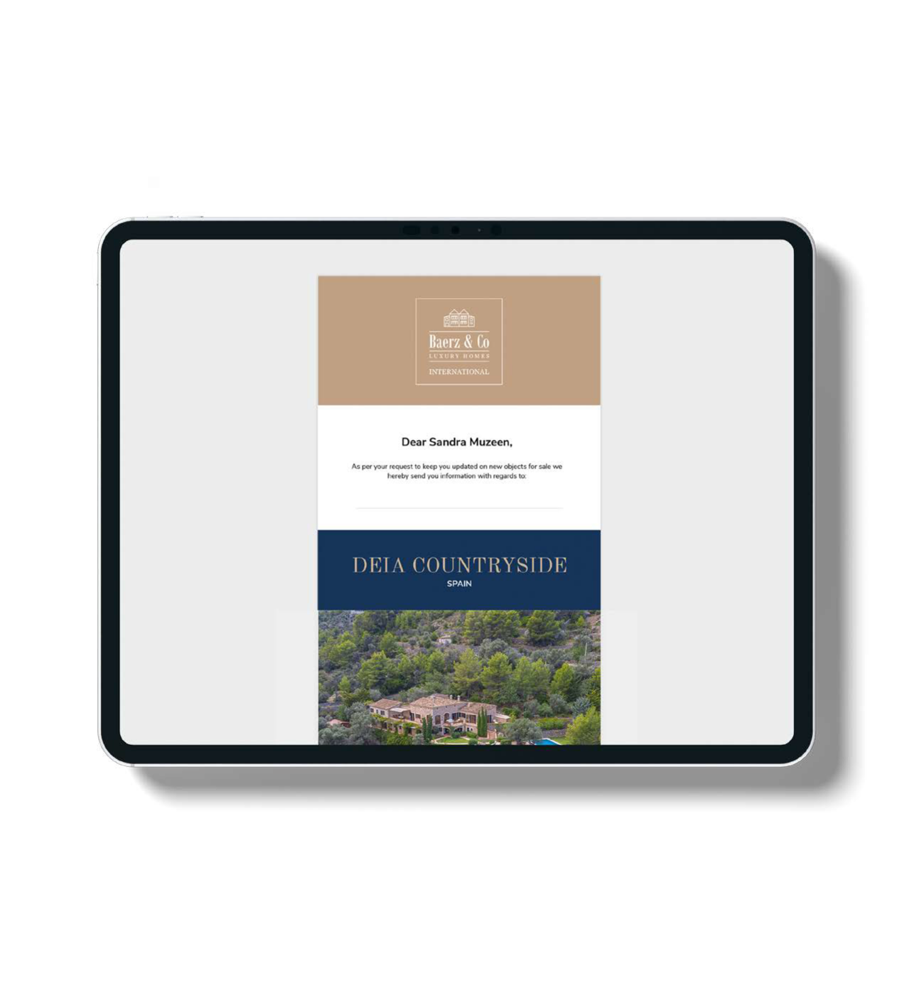 Notification example