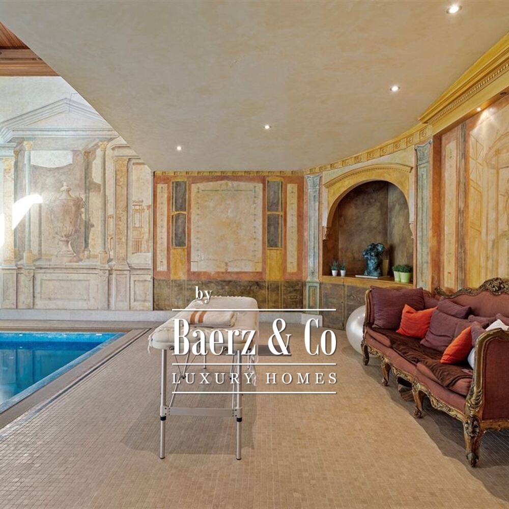 Prachtige villa op uniek domein van 1ha grond met lift en binnenzwembad/Hamman! image