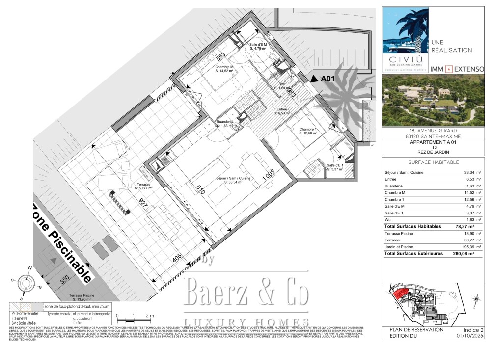 Sainte-Maxime — Two-bedroom apartment with private garden and pool image