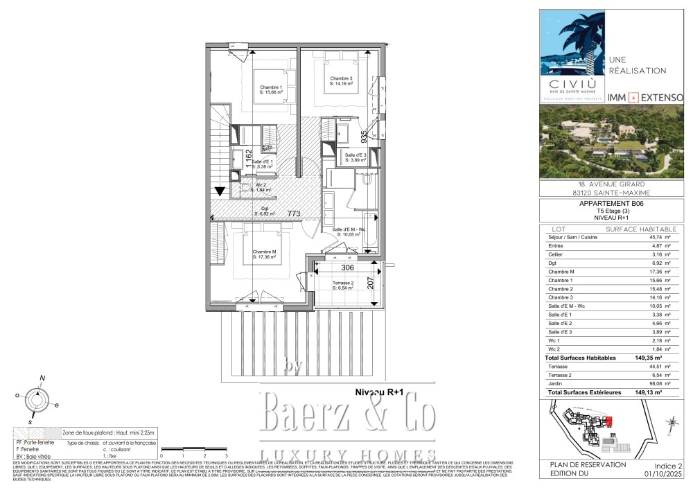 Sainte-Maxime — Four-bedroom duplex with garden and two terraces image