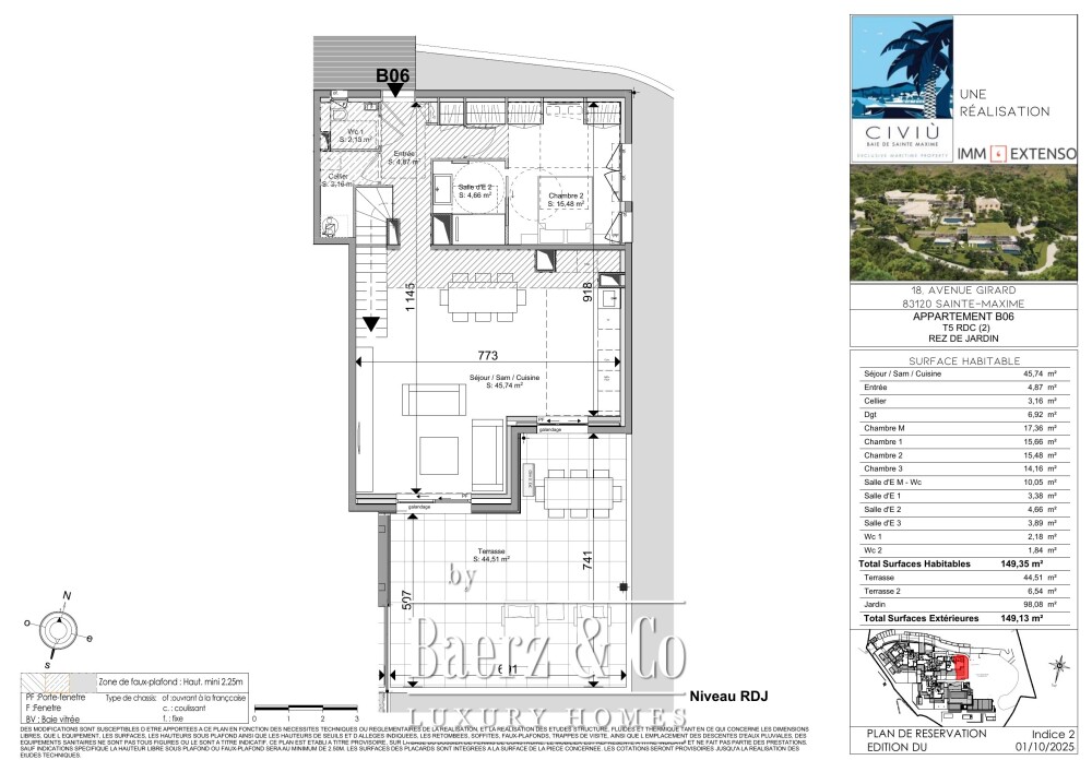 Sainte-Maxime — Four-bedroom duplex with garden and two terraces image