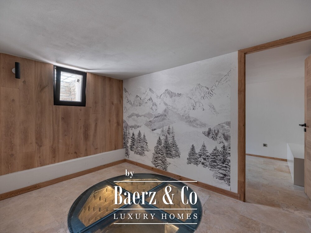 Family apartment with private garden and basement - 90 sqm - Megève image