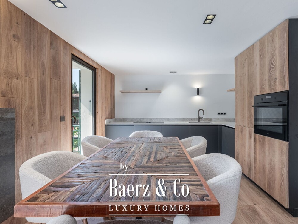 Bright 4-room apartment with balcony in the heart of Megève - Le Glapet Residence image