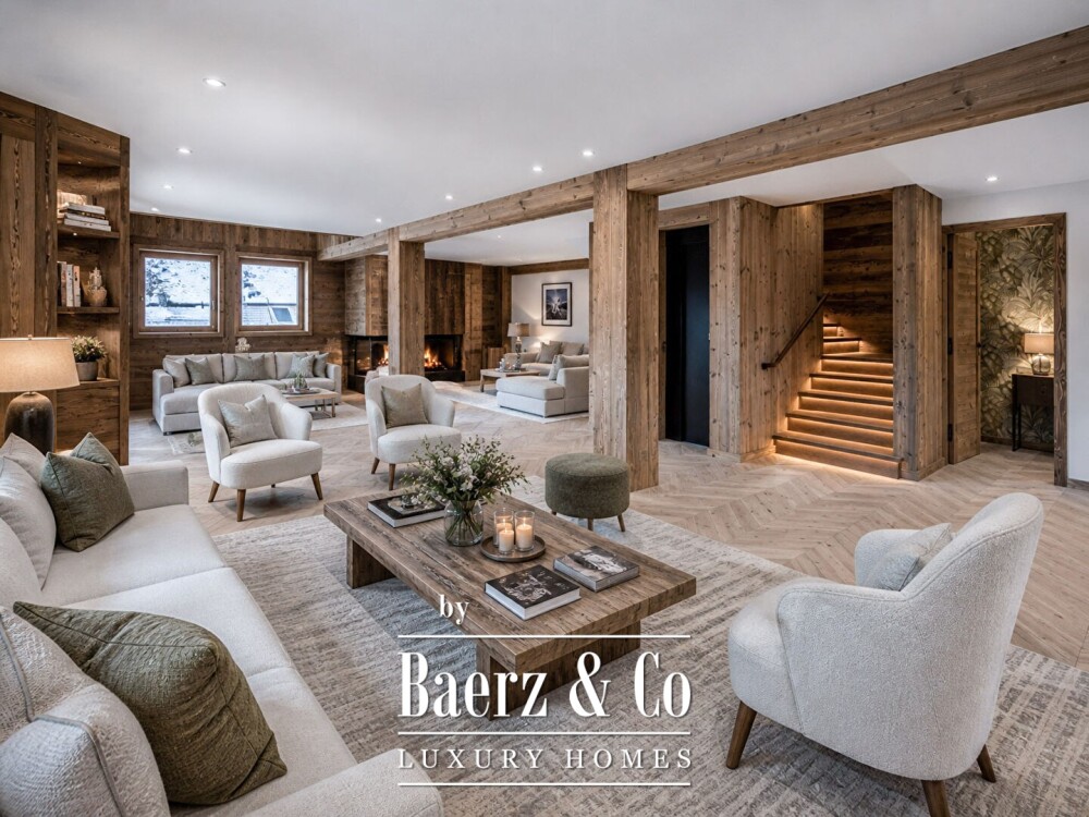 New chalet with 7 bedrooms and swimming pool - Village center image