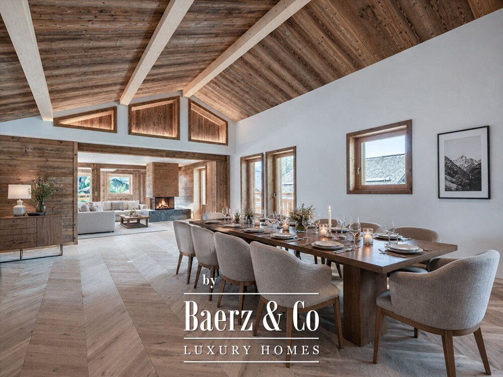New chalet with 7 bedrooms and swimming pool - Village center image