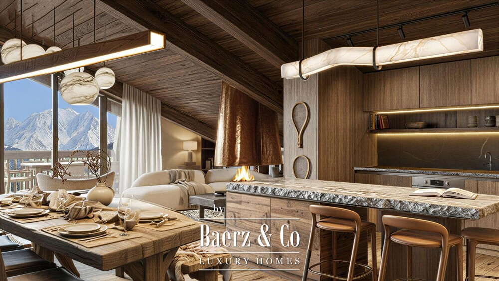 New semi-detached chalet of 149.5 sqm - Les Lodges du Mont-Blanc image