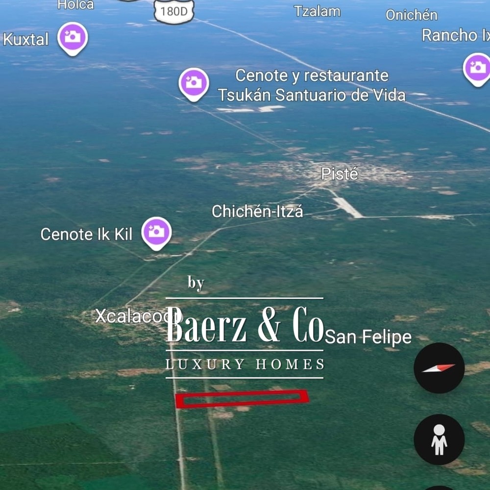 75 Acres Plot of Land with Archaeological Remains and Release from INAH, on Highway 8 km from Chichen Itza image