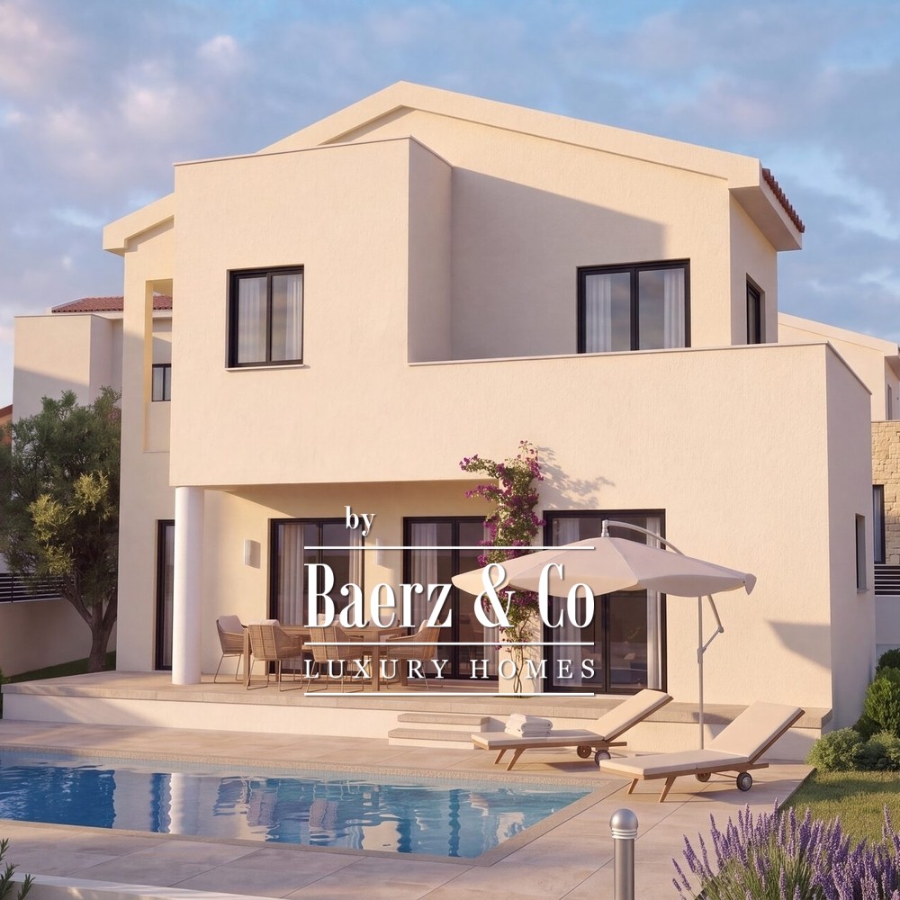 Pissouri Forest Park Villa 3: four bedroom villa with pool and sea views image