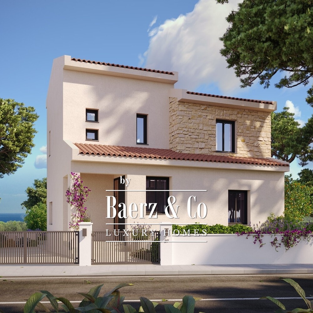 Pissouri Forest Park Villa 3: four bedroom villa with pool and sea views image