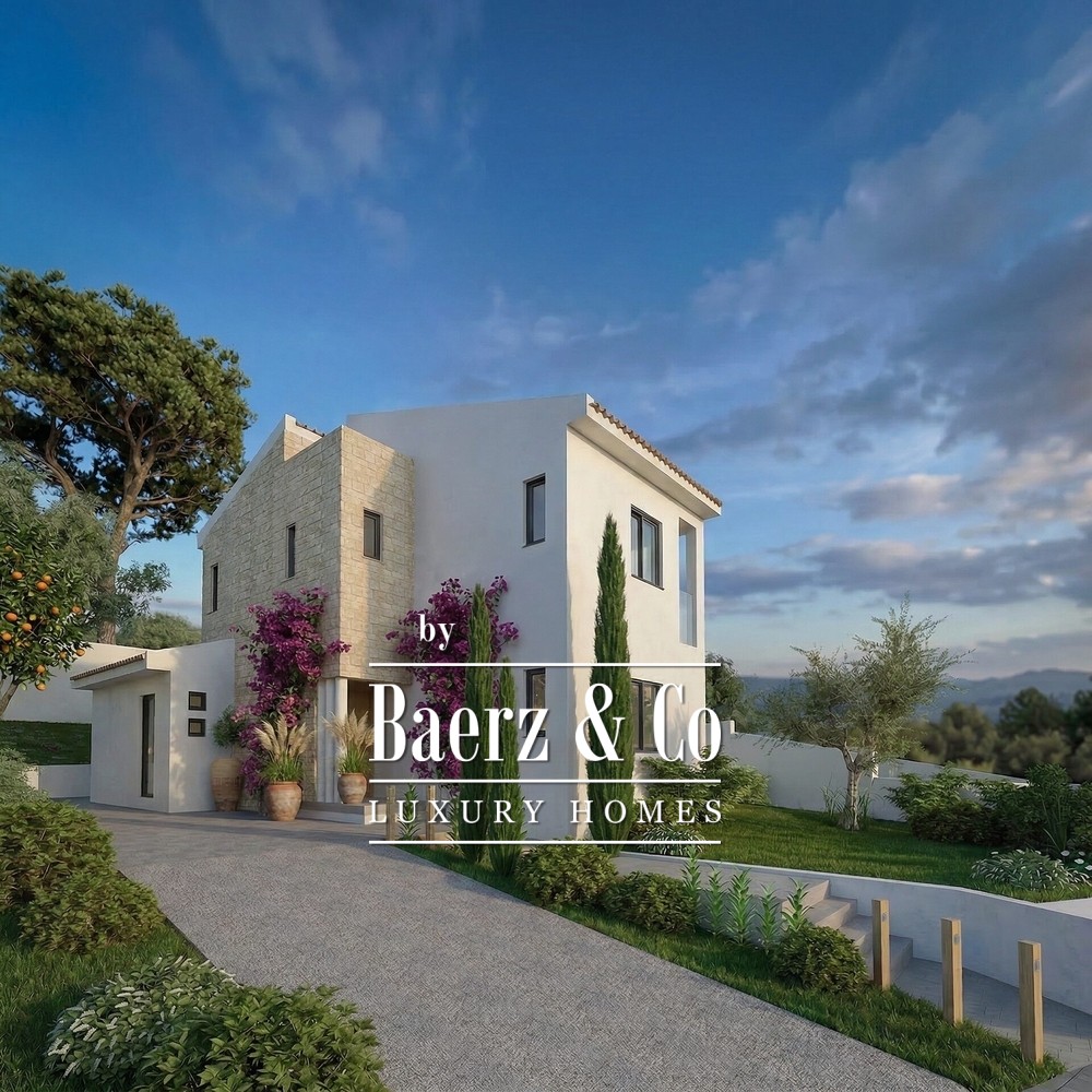 Pissouri Forest Park Villa 3: four bedroom villa with pool and sea views image