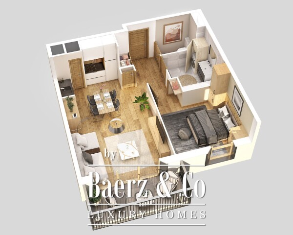 photo 8 One Bedroom apartment with Moutain View