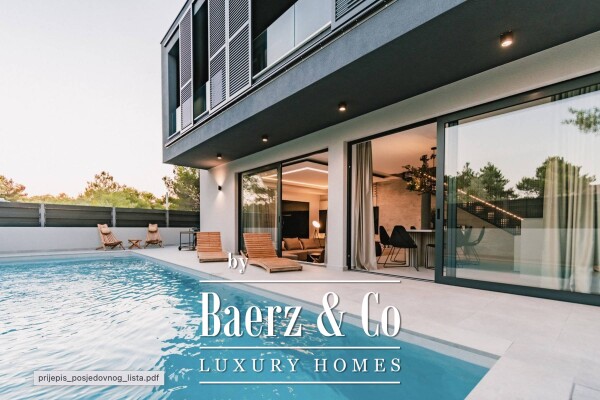 photo 1 Vodice, luxury designer villa with pool, 300m from the sea