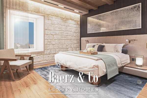 photo 18 Dubrovnik - surroundings, two stone buildings, first row to the sea