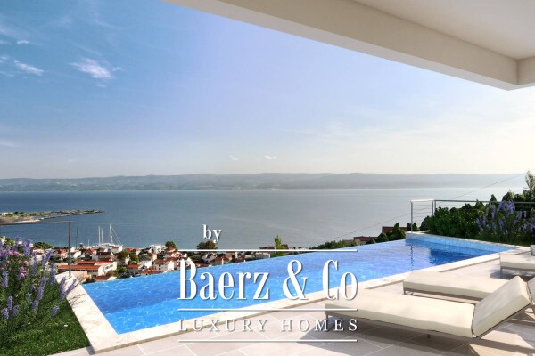 photo 2 Jesenice, Mali Rat, a luxury villa of modern design with a panoramic sea view