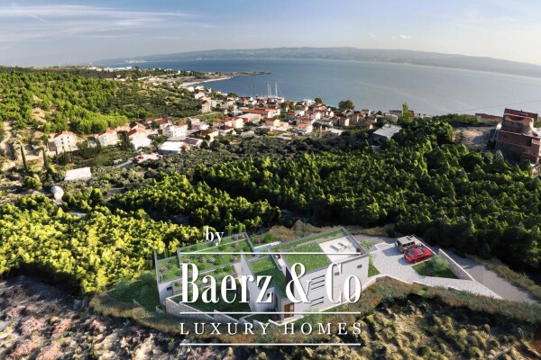 photo 6 Jesenice, Mali Rat, a luxury villa of modern design with a panoramic sea view