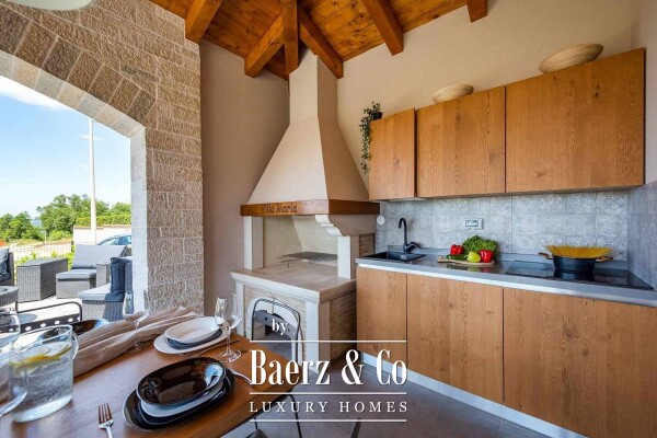 photo 15 Vižinada, a rustic villa with a pool and a panoramic view of the sea