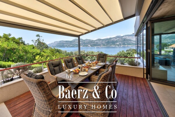 photo 16 Korčula, luxurious modern villa with sea view, unique offer