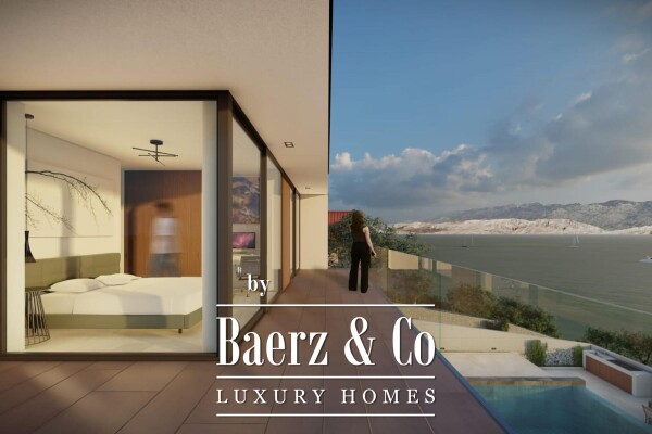 photo 2 Zadar, Pag, beautiful villa with pool, first row to the sea