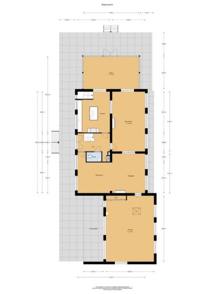 Floor Plan 1 - Buitenpad 1