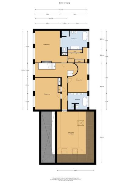Floor Plan 3 - Buitenpad 1
