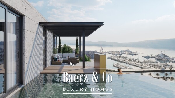 photo 5 Luxury Penthouse in Tivat with Two Terraces and Pool