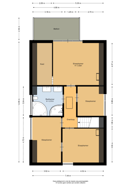 Floor Plan 3 - Provincialeweg Oost 64