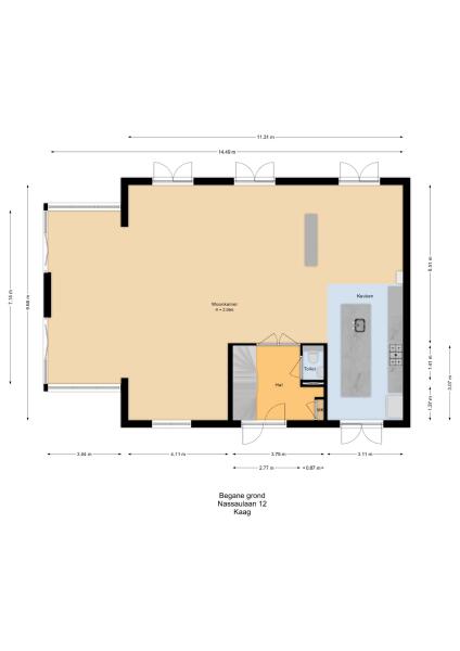 Floor Plan 1 - Nassaulaan 12