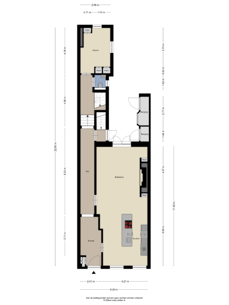 Floor Plan 2 - Rapenburg 45