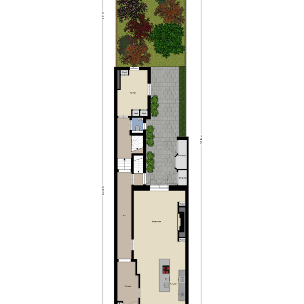 Floor Plan 1 - Rapenburg 45