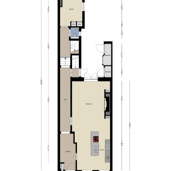 Floor Plan 2 - Rapenburg 45