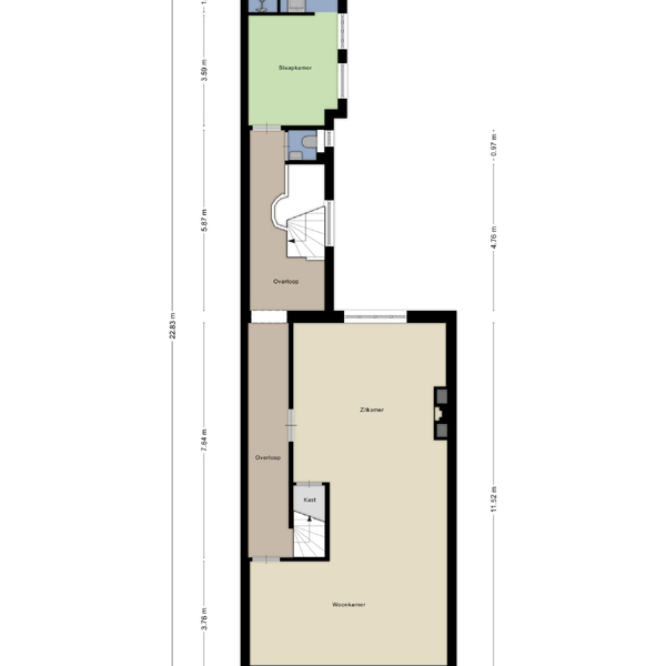 Floor Plan 3 - Rapenburg 45