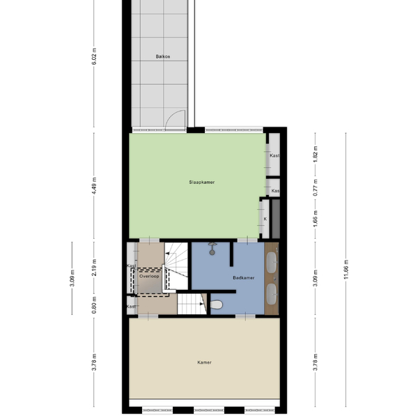 Floor Plan 4 - Rapenburg 45