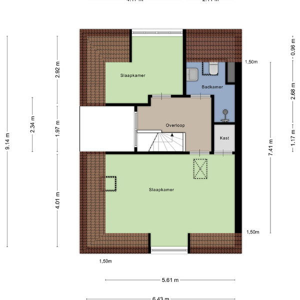 Floor Plan 5 - Rapenburg 45