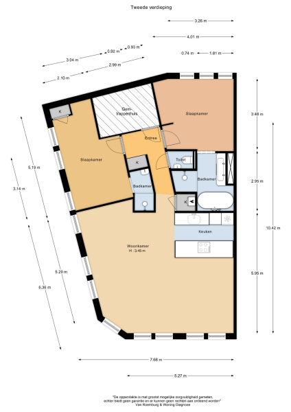 Floor Plan 1 - Nieuwe Spiegelstraat 26 A