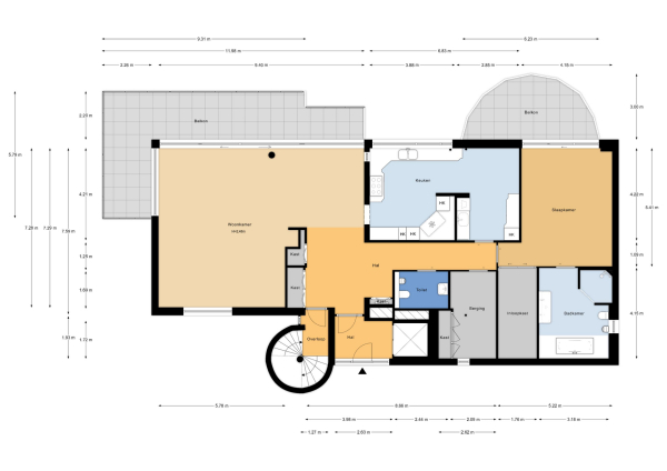 Floor Plan 1 - Rijsdijk 8