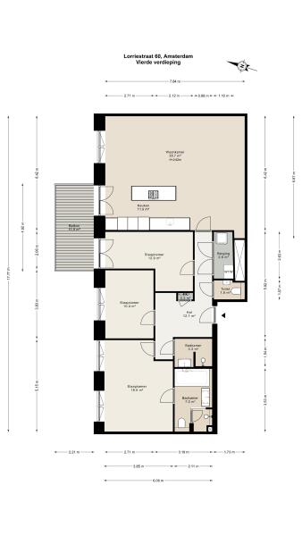 Floor Plan 1 - Lorriestraat 60