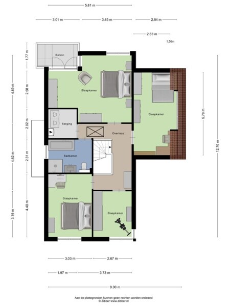 Floor Plan 4 - De Oude Weg 29