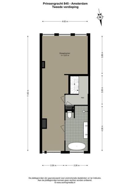 Floor Plan 3 - Prinsengracht 845