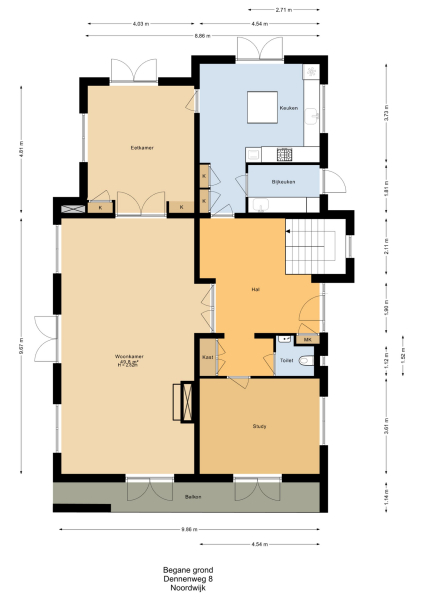 Floor Plan 1 - Dennenweg 8