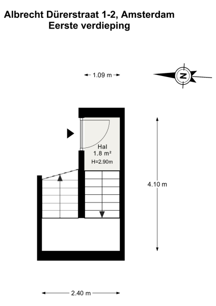 Floor Plan 1 - Albrecht Dürerstraat 1 2