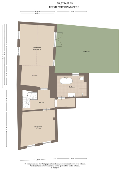 Floor Plan 5 - Tolstraat 21