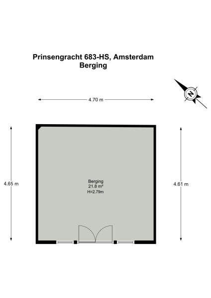 Floor Plan 4 - Prinsengracht 683 D