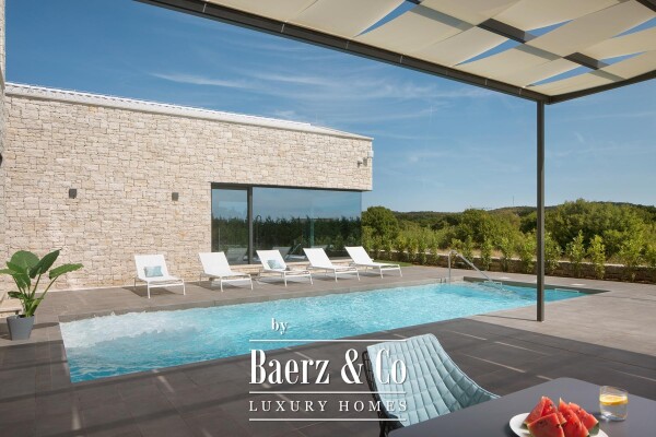 photo 5 Istria, Bale - a luxury villa with an outdoor and indoor swimming pool, sauna and a building plot