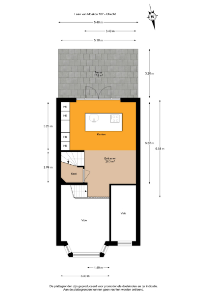Floor Plan 2 - Laan van Moskou 107