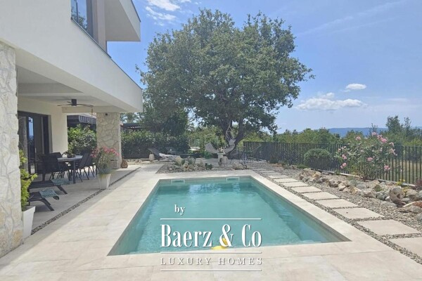 photo 2 Krk, Linardići, luxury villa with swimming pool and sauna, new build, 200 m², 450 m² plot